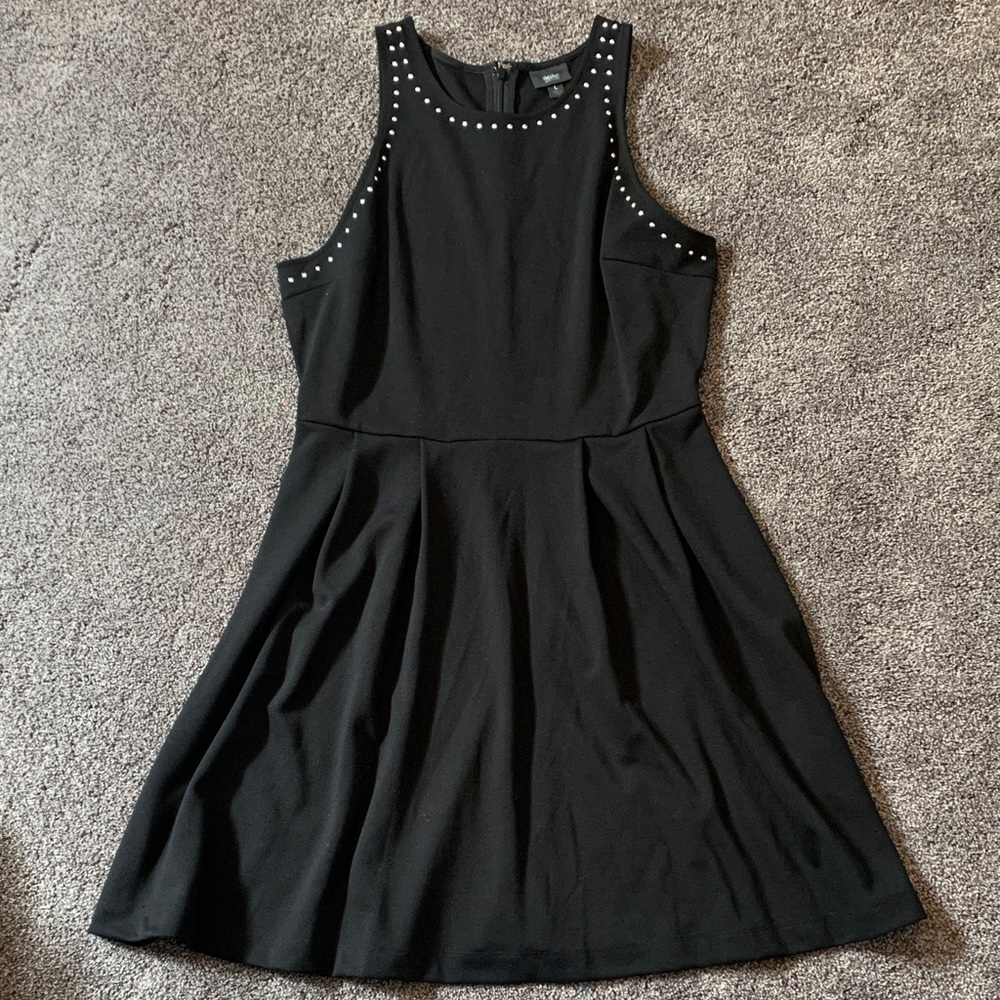 Mossimo Supply Co. Black Studded Mini Dress